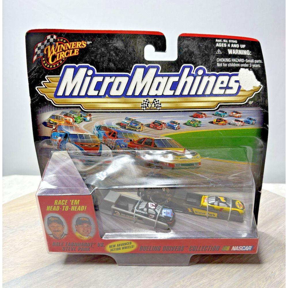 Winners Circle 1999 Micro Machines Dueling Drivers Dale Earnhardt vs Steve Park
